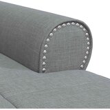  Ležaljka s jastukom Svijetlo siva 91 x 157 x 91 cm tkanina | shoptok.hr