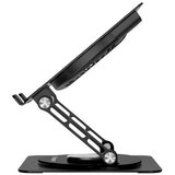 Wozinsky WDCX-X16-AS CoolBase RGB 360° rashladni stalak za laptop i tablet crni | shoptok.hr