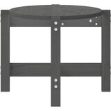 vidaXL Stolić za kavu sivi 87 x 48 x 35 cm od masivne borovine | shoptok.hr