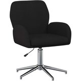 vidaXL Okretna Radna stolica - Uredska stolica 54 x 58 x 90 cm Crna Tkanina - Crna | shoptok.hr