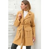 Dewberry Z6778 WOMEN'S COAT-DARK CAMEL | Shoptok.si