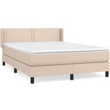 Maison Chic Box spring postelja - Vzmetna postelja z vzmetnico kapučino 140x190cm umetno usnje SL20419, (21880285) | Shoptok.si