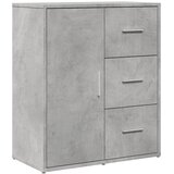 Komode 2 kom beton sive 60 x 31 x 70 cm od konstruiranog drva | shoptok.hr