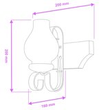  Brilagi - Zidna svetiljka QUEEN 1xE14/40W/230V buk/krem | Eponuda.com
