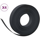  Vrtne ivice 4 kom crne 10 m 10 cm od polietilena | shoptok.hr