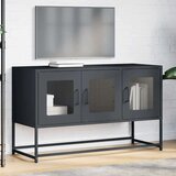 vidaXL TV omarica antracit 100,5x39x60,5 cm Hladno valjano jeklo | Shoptok.si