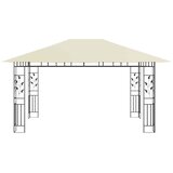  Sjenica s mrežom protiv komaraca 4 x 3 x 2,73 m krem 180 g/m² | shoptok.hr