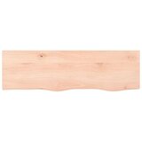 vidaXL Kopalniški pult 100x30x2 cm neobdelan trden les | Shoptok.si