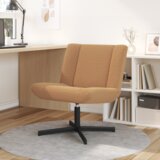 vidaXL Akcentni Stol Bež Tkanina, Kovina Standard Ergonomski | Shoptok.si