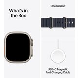 Apple Watch Ultra 2 Ocean Marine 49mm MX4D3FD/A Titan ohišje | Shoptok.si
