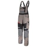 Lahti Pro delovne hlače z naramnicami L4060901, poliester, S, kaki/črna | Shoptok.si