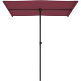  Vrtni suncobran s aluminijskom šipkom 180 x 110 cm bordo | shoptok.hr