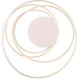 Trio Select bela led stropna svetilka s kovinskim senčnikom nala – | Shoptok.si