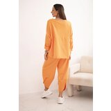 Kesi Włoski Cotton set sweatshirt + pants orange | shoptok.hr