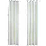  Zavjese za zamračivanje 2 kom baršunaste krem 140 x 245 cm | shoptok.hr