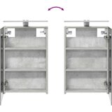  Komplet omaric za kopalnico s polico 3 pcs 110 x 10,5 x 60,5 cm, (5000245778) | Shoptok.si