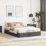 vidaXL otomanski okvir kreveta bez madraca sivi 140x190cm umjetne kože | shoptok.hr
