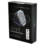 CEL-TEC W1 3u1 LED - Crni bežični sklopivi punjač | shoptok.hr
