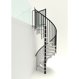 Minka spiralne stepenice - spiral smart crna bela 140 cm Cene