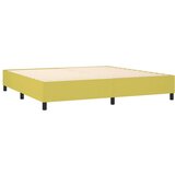  Box spring posteljni okvir zelen 200x200 cm blago, (20684460) | Shoptok.si