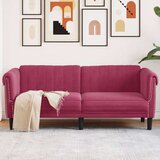  Dvosjed od baršun vinocrveni | shoptok.hr