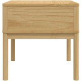 Mizica za svetilko FLORO vošč. rjava 55x55x54 cm trdna borovina, (22056670) | Shoptok.si