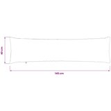  Presvlaka za jastuk ALMELO Antracit 40 x 145 cm Kord | shoptok.hr