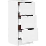  Komoda bela 30x30x70 cm konstruiran les, (20601421) | Shoptok.si