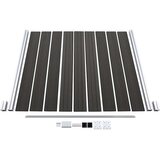 vidaXL Ograjni panel WPC 180x186 cm črn | Shoptok.si
