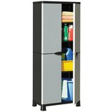Furnova Plastična omarica 68x39x171,5 cm videz ratana, (21954258) Cene