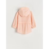 Reserved - Lagana jakna s kapuljačom - boja breskve | shoptok.hr