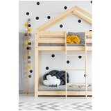 Adeko Kućni krevet na kat od borovine Mila DMP, 80 x 140 cm | shoptok.hr