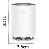 Venisymlis Usb Osebni Namizni Vlažilec Prenosni Mini Vlažilec Tihi Vlažilec S Hladno Meglo, Bel, (22061010) | Shoptok.si