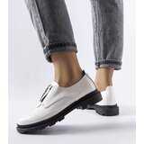 Gemre White patent leather Legget shoes | Shoptok.si