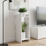  Stalak za biljke s policom 2 pcs Bijeli 30 x 30 x 80 cm | shoptok.hr