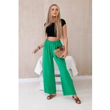 Kesi Włoski Wide-leg trousers green | shoptok.hr
