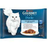  4 + 1 gratis! 5 x Gourmet Perle - Probno pakiranje: Duo iz mora 5 x (4 x 85 g) Cijene