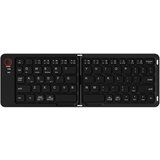 INF Brezžična zložljiva Bluetooth tipkovnica - Bela, prenosna in kompaktna Black, (5000071881) | Shoptok.si