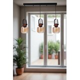 Opviq 9066-5 HoneyWalnutBlack Chandelier | Eponuda.com