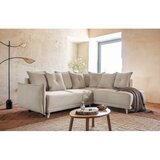 Miuform Bež sklopiva kutna garnitura od samta (s desnim kutom) Lazy Lukka – | shoptok.hr