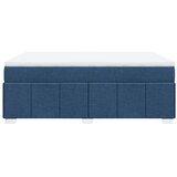  Krevet s oprugama i madracem plavi 140x200 cm od tkanine | shoptok.hr