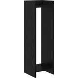  Stalak za biljke s policom Crni Hrast 30 x 30 x 100 cm | shoptok.hr