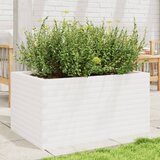  Vrtna sadilica bijela 90x60x45,5 cm od masivne borovine | Eponuda.ba
