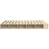  Posteljni okvir sonoma hrast 200x200 cm inženirski les | Shoptok.si