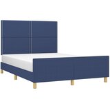  Okvir za krevet bez madraca plavi 140 x 200 cm od tkanine | shoptok.hr