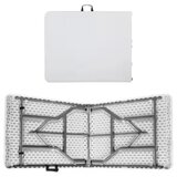  Praktični sklopivi stol – catering/banket, bijeli, 180 x 74 cm | shoptok.hr