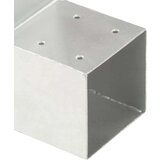 Spojnik za stupove u L-obliku od pocinčanog metala 91 x 91 mm | shoptok.hr