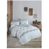 Mila Home Modra posteljnina za zakonsko posteljo/podaljšana z rjuho/4-delna 200x220 cm – Cene