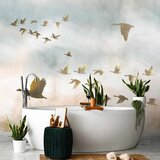  Foto tapeta - Golden Geese 300x210 Vodootporna | shoptok.hr