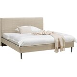 Livetastic OBLAZINJENA POSTELJA 180 cm x 200 cm , les, kovina, tekstil bež | Shoptok.si